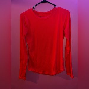 Red full length long sleeve